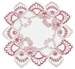 14" SQ Doily-YM-HD57-T5KJ @ Tablecloths LAT