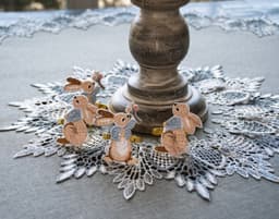 Bunny Napkin Rings-1R-F5UM-D94V @ Tablecloths LAT