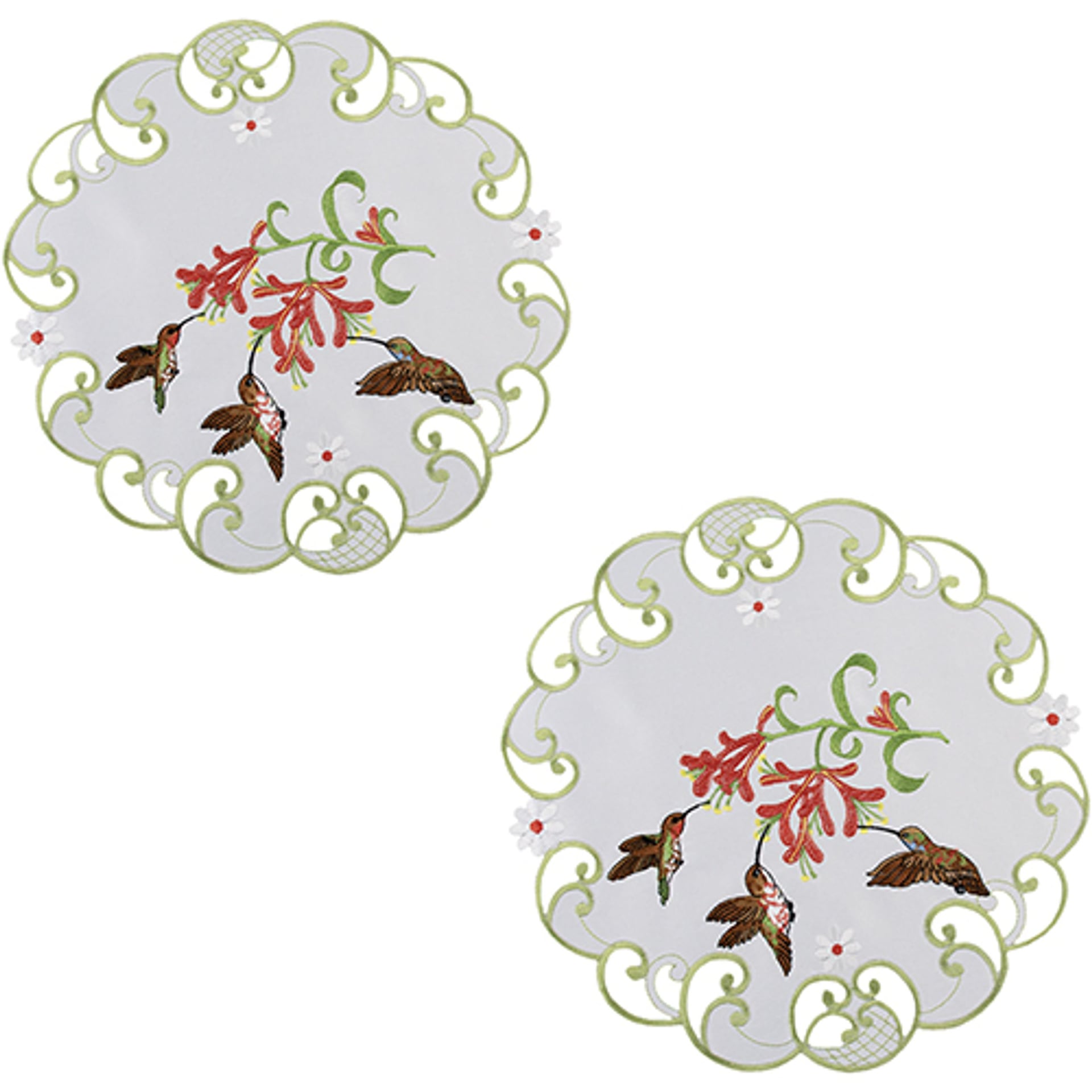 Decorative Hummingbird Table Doily