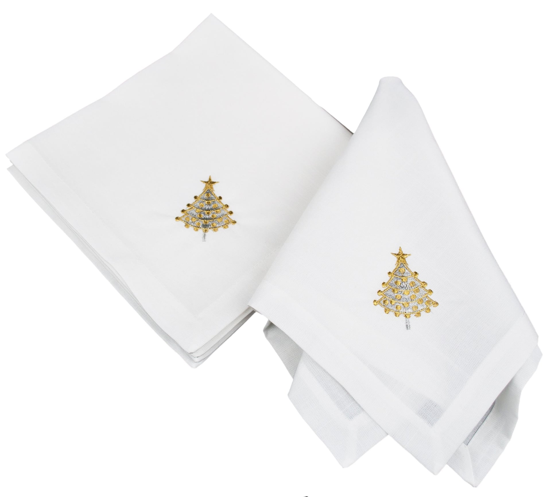 Christmas Tree Napkins Quar Fold Set of 4 (20"x20")