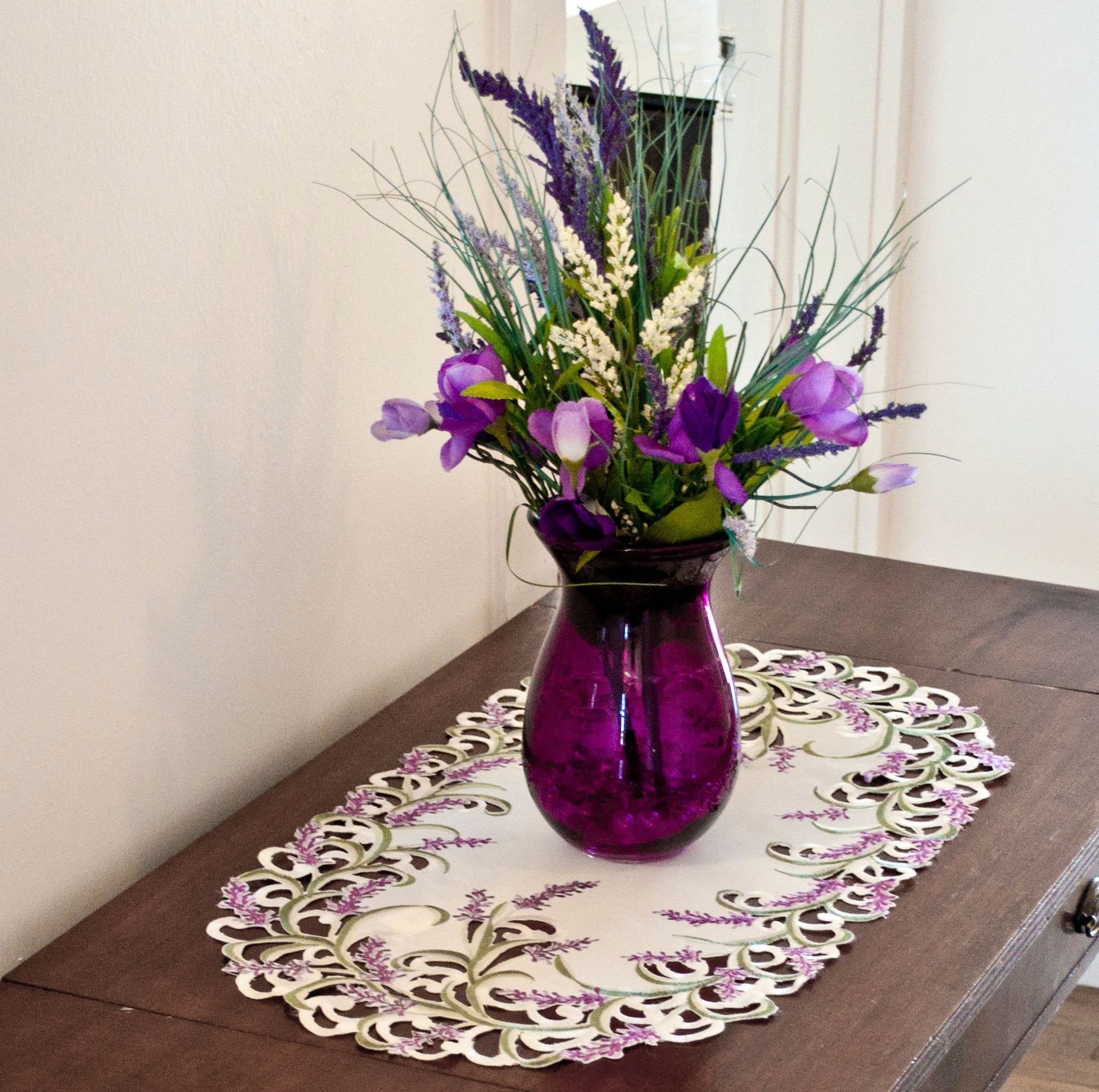 Lavender Lilac Table Runner (27",34",44",54",70")