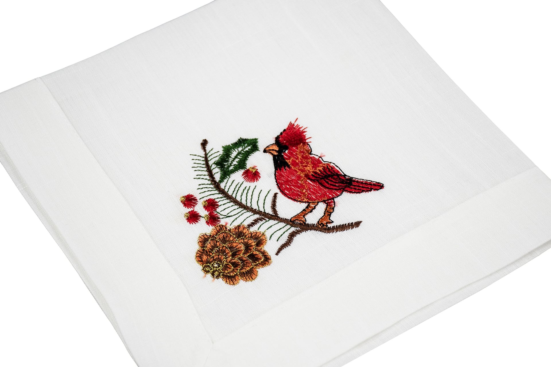 Red Cardinal Napkins, Set of 4 (19"x19")