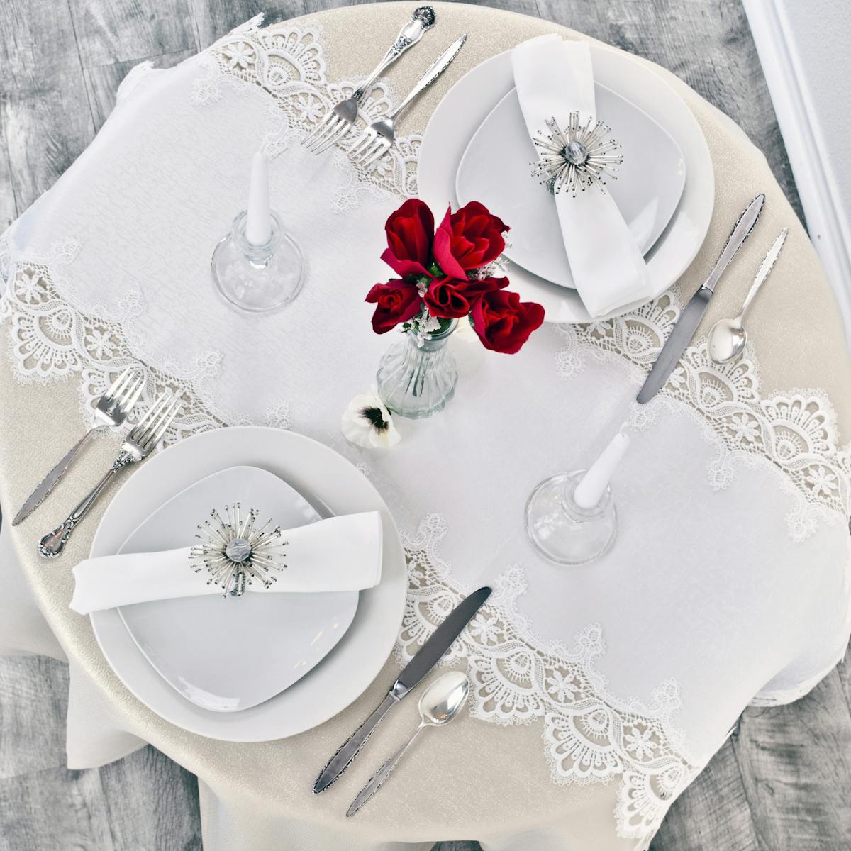 Wedding Table Linens @ TableclothsLAT.com